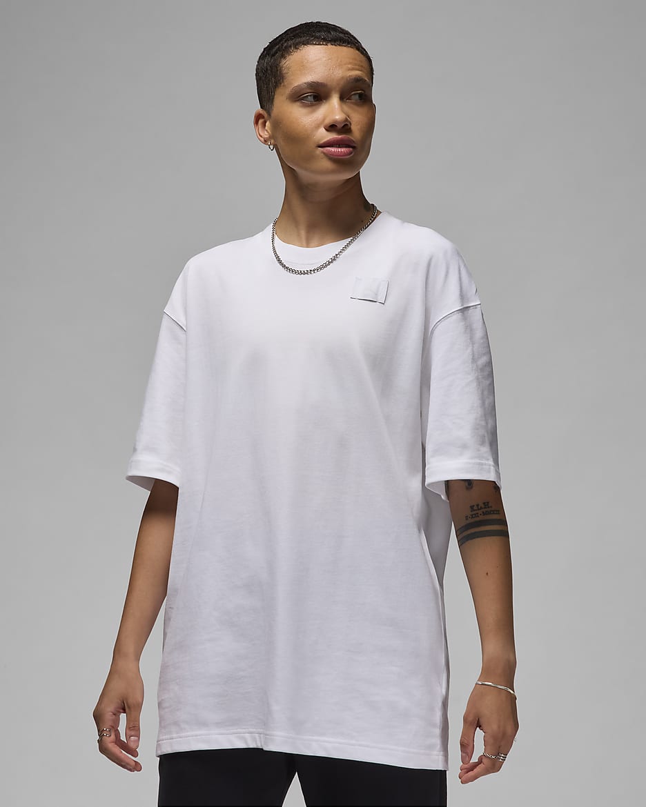 T shirt nike femme blanc sale